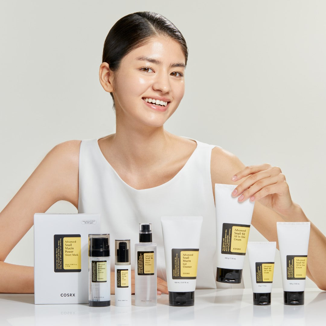 Beneficiile Mucinei de Melc in Produsele Coreene de Skincare
